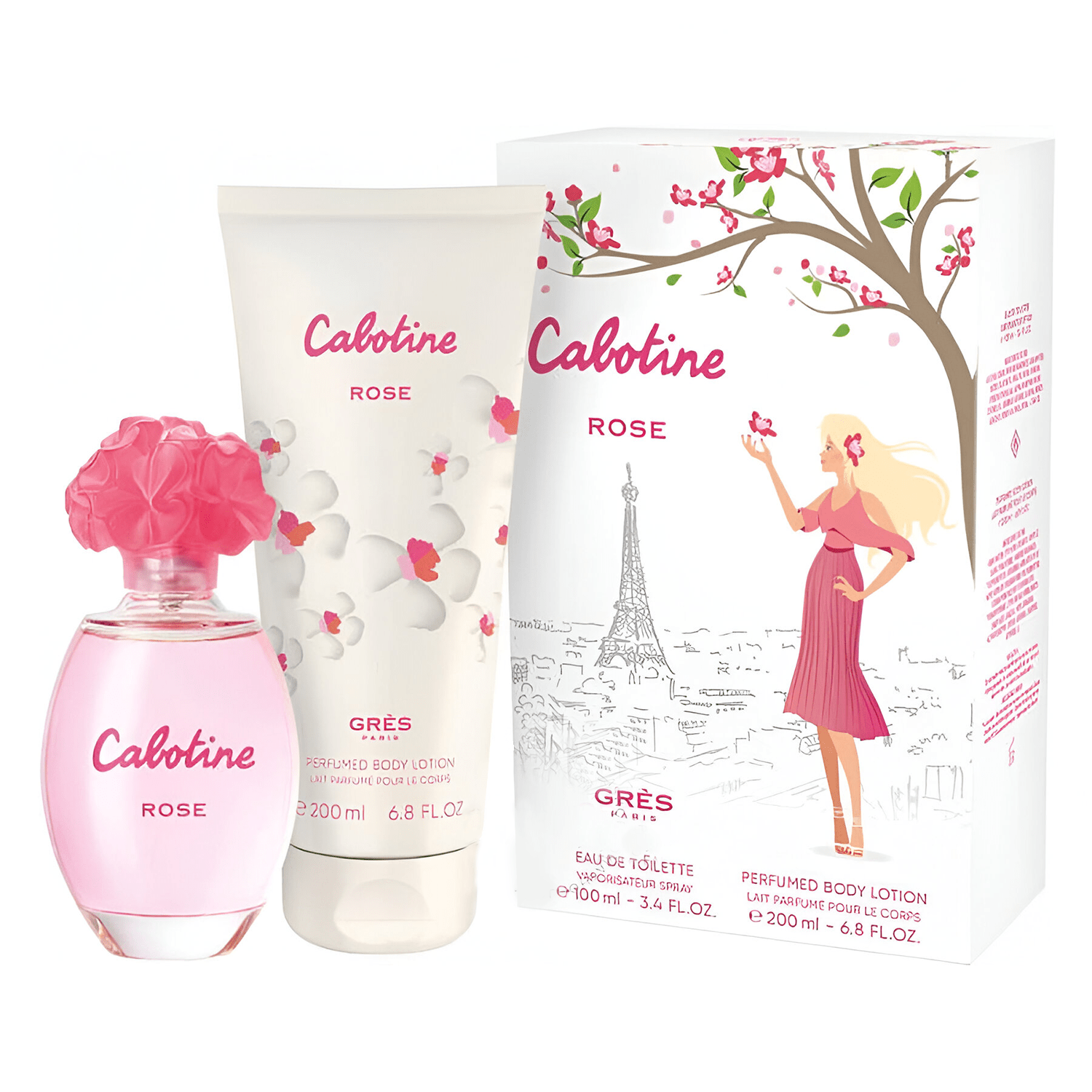 Cabotine Rose EDT & Body Lotion Set For Women | My Perfume Shop