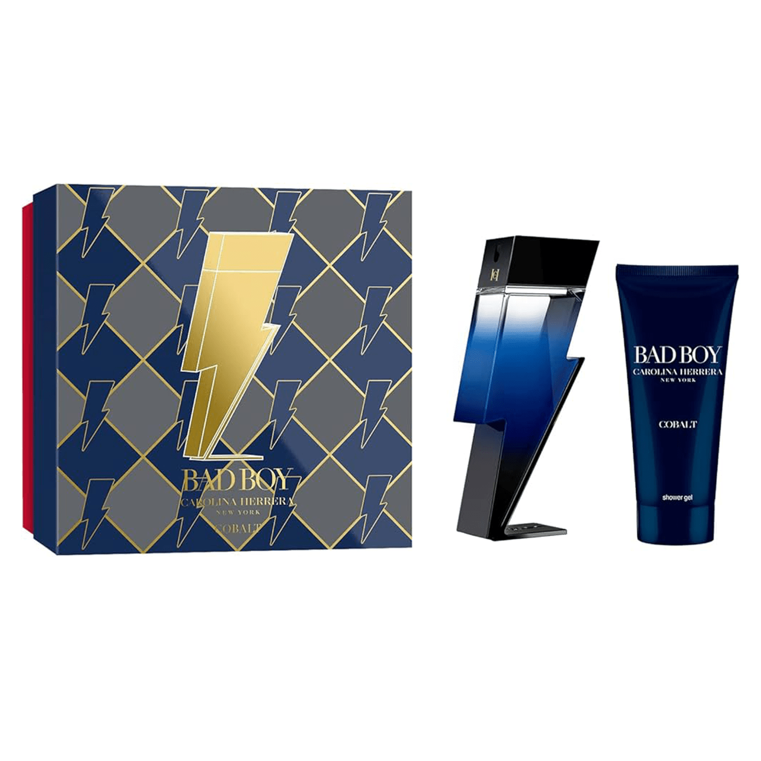 Carolina Herrera Bad Boy Cobalt EDP & Shower Gel Set | My Perfume Shop