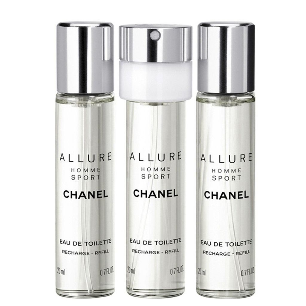 Chanel Allure Homme Sport EDT Refillable Travel Set | My Perfume Shop