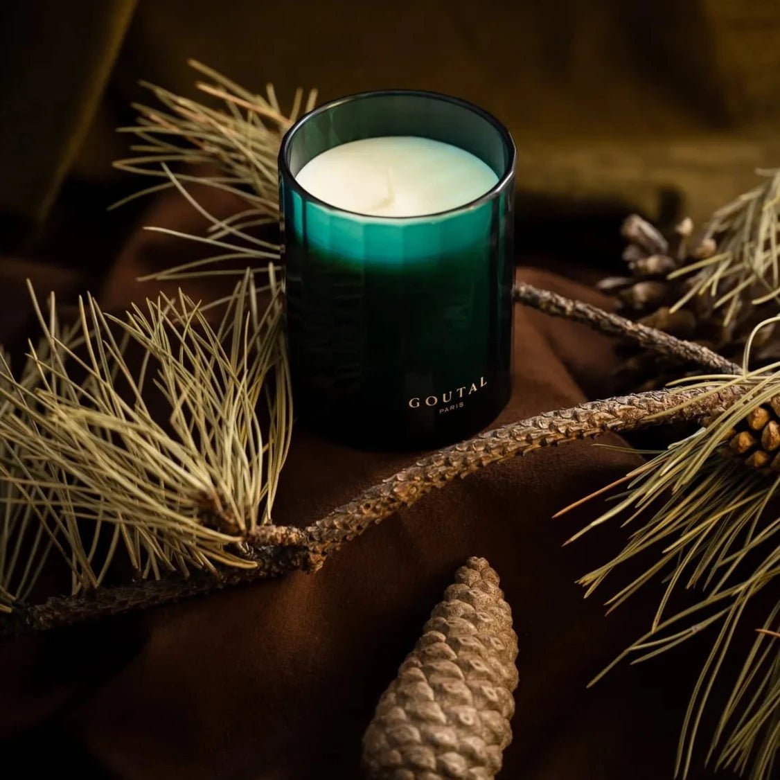 Goutal Une Foret D'Or Green Scented Candle | My Perfume Shop