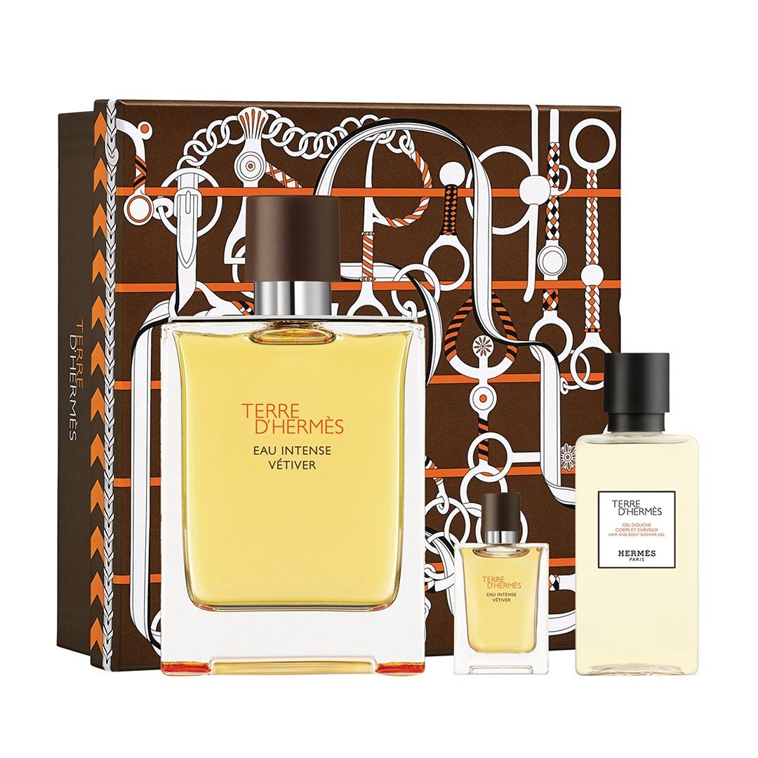 HERMÈS Terre d'HERMÈS Eau Intense Vetiver Gift Set | My Perfume Shop