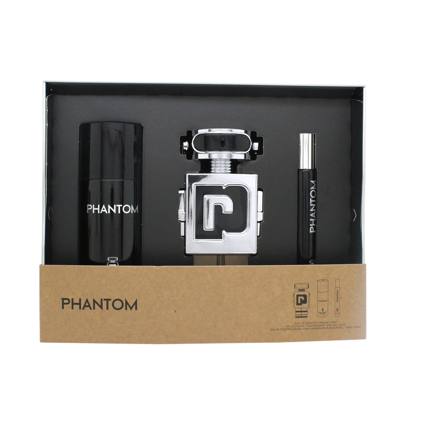 Paco Rabanne Phantom EDT Deodorant Travel Set | My Perfume Shop