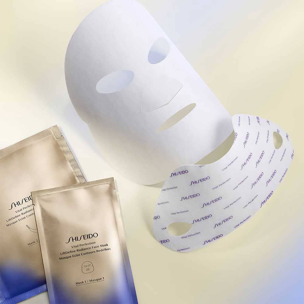 Shiseido Vital Perfection Face Mask Set For Women | My Perfume Shop